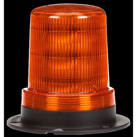 Truck-Lite Led, Medium Profile Beacon, Yellow, Permanent Mount/Pipe Mount, Class I, Hardwired, Stripped End 92565Y